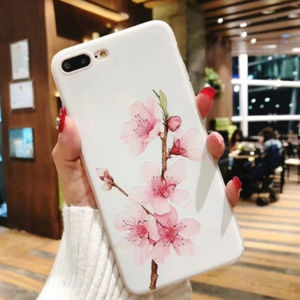 NEW iPhone Max/XR/XS/X/78/Plus Floral Soft case